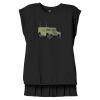 Women's Flowy Muscle Tee With Rolled Cuffs Thumbnail