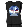 Women's Flowy Muscle Tee With Rolled Cuffs Thumbnail