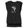 Women's Flowy Muscle Tee With Rolled Cuffs Thumbnail
