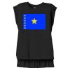 Women's Flowy Muscle Tee With Rolled Cuffs Thumbnail