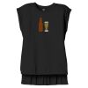 Women's Flowy Muscle Tee With Rolled Cuffs Thumbnail