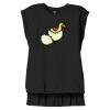 Women's Flowy Muscle Tee With Rolled Cuffs Thumbnail