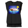 Women's Flowy Muscle Tee With Rolled Cuffs Thumbnail