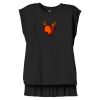 Women's Flowy Muscle Tee With Rolled Cuffs Thumbnail