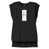 Women's Flowy Muscle Tee With Rolled Cuffs Thumbnail