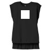 Women's Flowy Muscle Tee With Rolled Cuffs Thumbnail