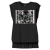 Women's Flowy Muscle Tee With Rolled Cuffs Thumbnail