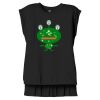 Women's Flowy Muscle Tee With Rolled Cuffs Thumbnail