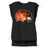 Women's Flowy Muscle Tee With Rolled Cuffs Thumbnail