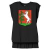 Women's Flowy Muscle Tee With Rolled Cuffs Thumbnail