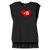 Women's Flowy Muscle Tee With Rolled Cuffs Thumbnail