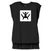 Women's Flowy Muscle Tee With Rolled Cuffs Thumbnail