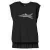 Women's Flowy Muscle Tee With Rolled Cuffs Thumbnail