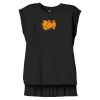 Women's Flowy Muscle Tee With Rolled Cuffs Thumbnail