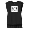 Women's Flowy Muscle Tee With Rolled Cuffs Thumbnail