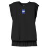 Women's Flowy Muscle Tee With Rolled Cuffs Thumbnail