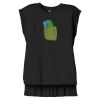 Women's Flowy Muscle Tee With Rolled Cuffs Thumbnail