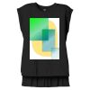 Women's Flowy Muscle Tee With Rolled Cuffs Thumbnail