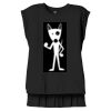 Women's Flowy Muscle Tee With Rolled Cuffs Thumbnail