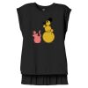 Women's Flowy Muscle Tee With Rolled Cuffs Thumbnail
