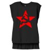 Women's Flowy Muscle Tee With Rolled Cuffs Thumbnail