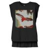 Women's Flowy Muscle Tee With Rolled Cuffs Thumbnail