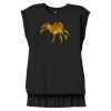 Women's Flowy Muscle Tee With Rolled Cuffs Thumbnail