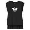Women's Flowy Muscle Tee With Rolled Cuffs Thumbnail