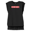 Women's Flowy Muscle Tee With Rolled Cuffs Thumbnail