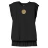 Women's Flowy Muscle Tee With Rolled Cuffs Thumbnail