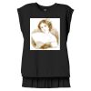 Women's Flowy Muscle Tee With Rolled Cuffs Thumbnail