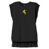 Women's Flowy Muscle Tee With Rolled Cuffs Thumbnail