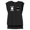 Women's Flowy Muscle Tee With Rolled Cuffs Thumbnail