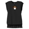 Women's Flowy Muscle Tee With Rolled Cuffs Thumbnail