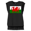 Women's Flowy Muscle Tee With Rolled Cuffs Thumbnail