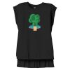 Women's Flowy Muscle Tee With Rolled Cuffs Thumbnail