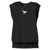 Women's Flowy Muscle Tee With Rolled Cuffs Thumbnail