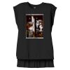 Women's Flowy Muscle Tee With Rolled Cuffs Thumbnail