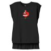 Women's Flowy Muscle Tee With Rolled Cuffs Thumbnail