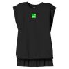 Women's Flowy Muscle Tee With Rolled Cuffs Thumbnail