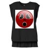Women's Flowy Muscle Tee With Rolled Cuffs Thumbnail