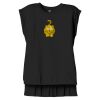 Women's Flowy Muscle Tee With Rolled Cuffs Thumbnail