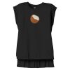 Women's Flowy Muscle Tee With Rolled Cuffs Thumbnail