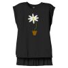 Women's Flowy Muscle Tee With Rolled Cuffs Thumbnail