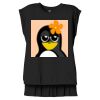 Women's Flowy Muscle Tee With Rolled Cuffs Thumbnail