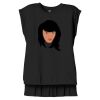 Women's Flowy Muscle Tee With Rolled Cuffs Thumbnail