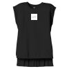 Women's Flowy Muscle Tee With Rolled Cuffs Thumbnail