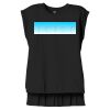 Women's Flowy Muscle Tee With Rolled Cuffs Thumbnail