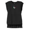 Women's Flowy Muscle Tee With Rolled Cuffs Thumbnail