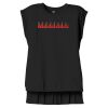Women's Flowy Muscle Tee With Rolled Cuffs Thumbnail